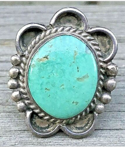 VINTAGE TURQUOISE RING SIZE 5