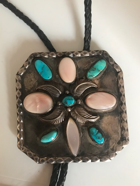 VINTAGE MOP AND TURQUOISE BOLO