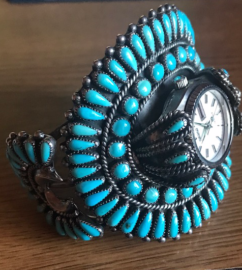Turquoise Cuff Watch