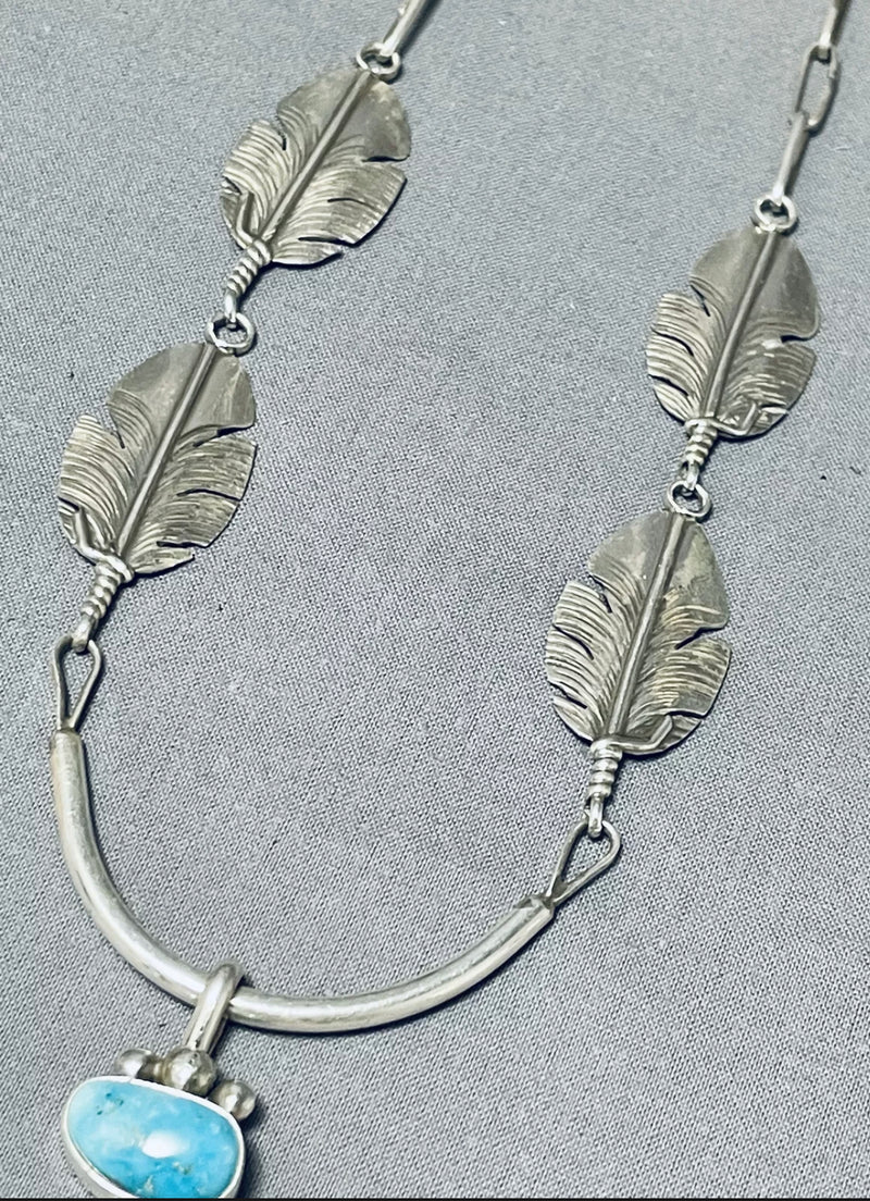 Vintage Navajo Feather Necklace